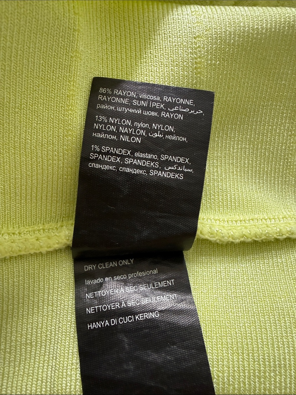 bebe Neon Lime Cutout Midi Dress - Picture 5 of 5